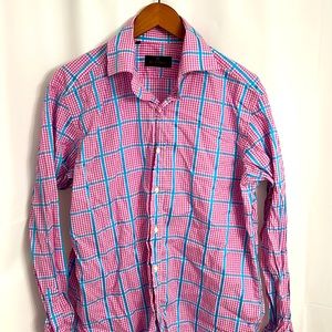 Etro men long sleeve button down shirt Medium (42)